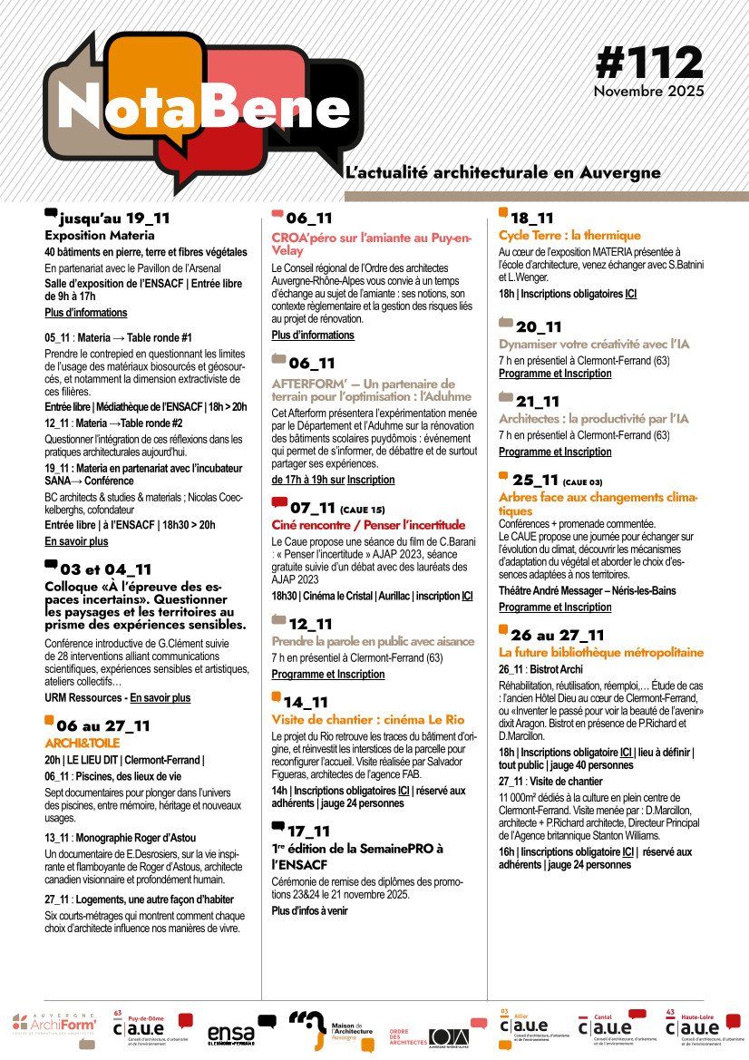 Nota Bene 105 du mois de mars 2025